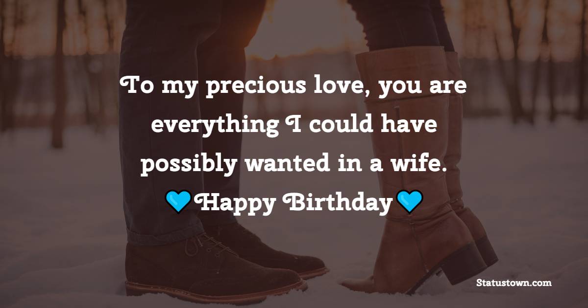 Heart Touching Long Distance Birthday wishes for wife