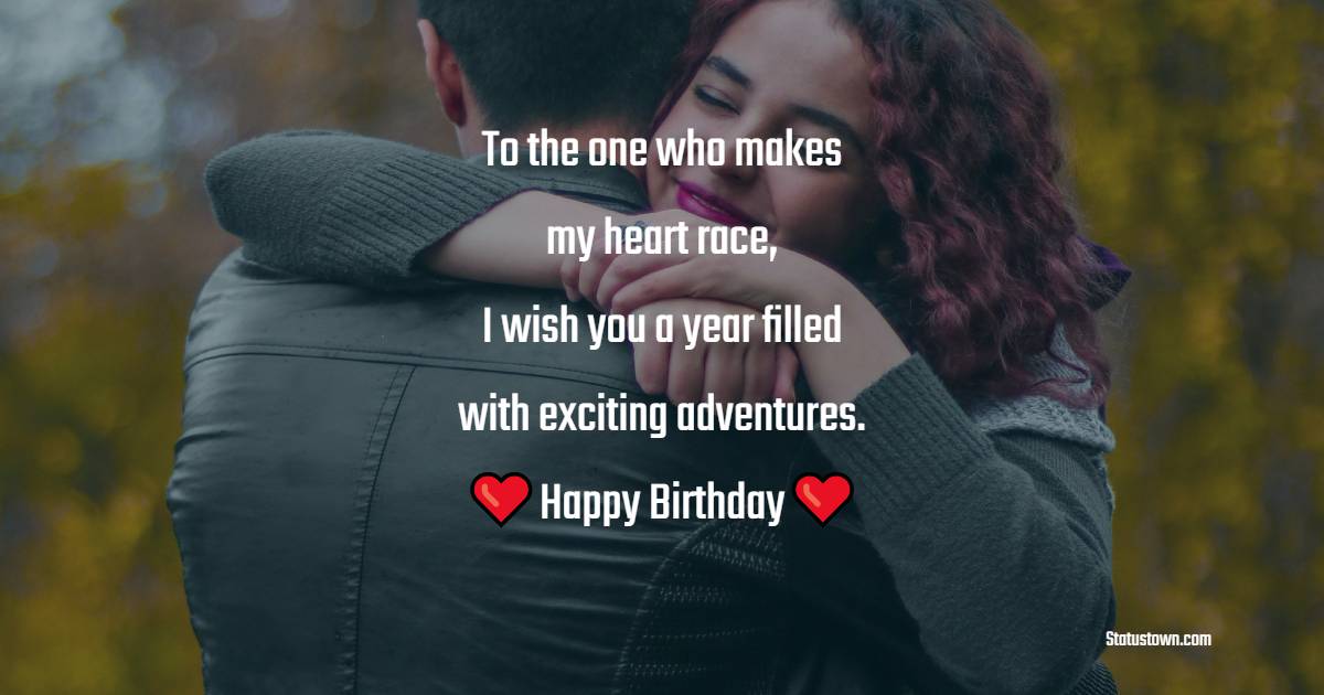 Sweet Lovely Birthday Wishes for Boyfriend