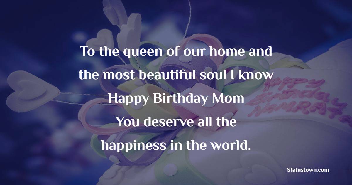 Simple Lovely Birthday Wishes for Mom