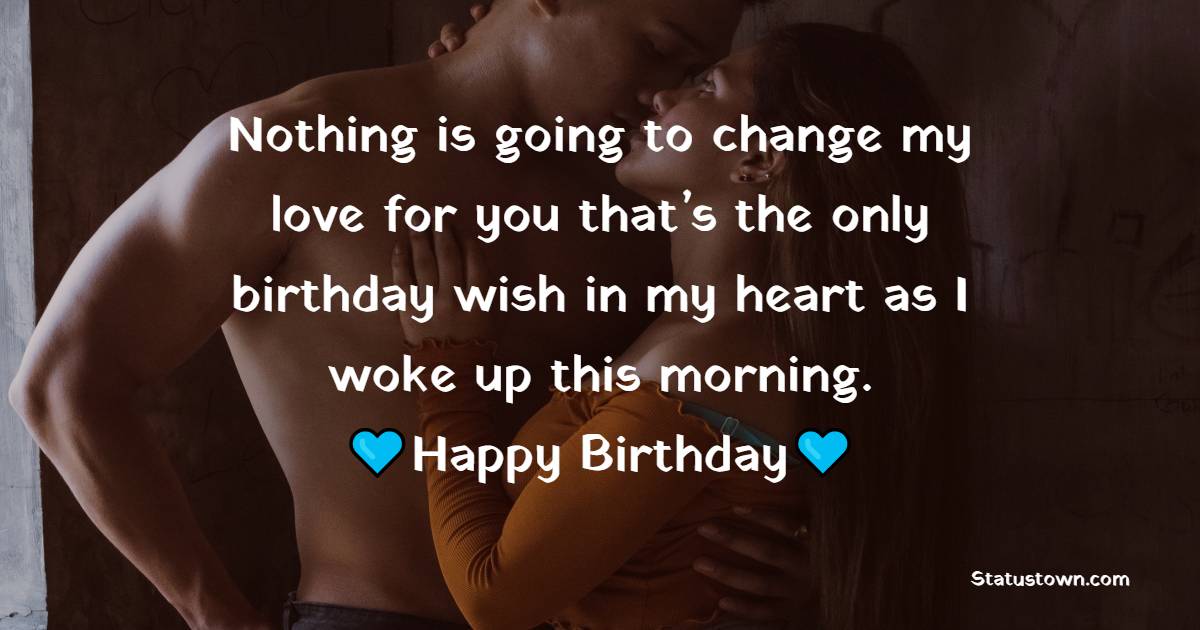 Romantic Birthday Text for Girlfriend