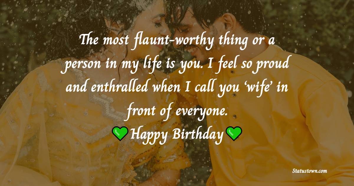 Emotional Sweet Birthday Wishes for Wife