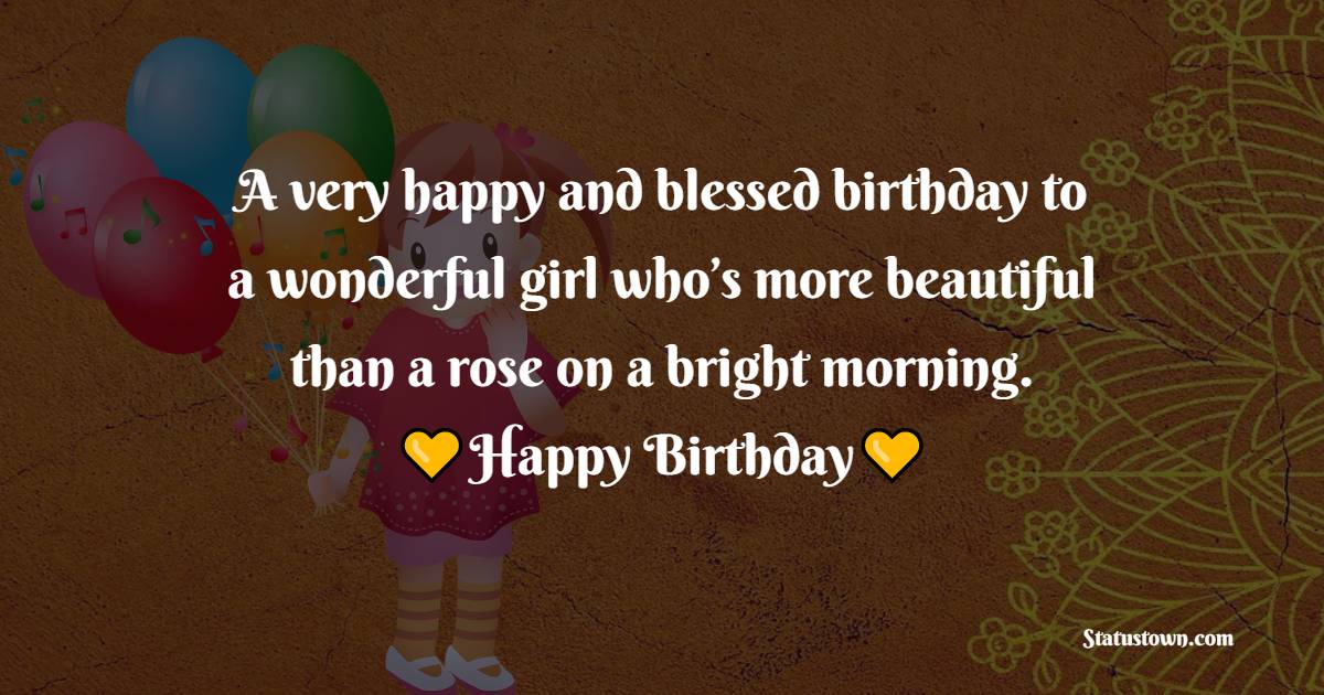 A very happy and blessed birthday to a wonderful girl who’s more ...