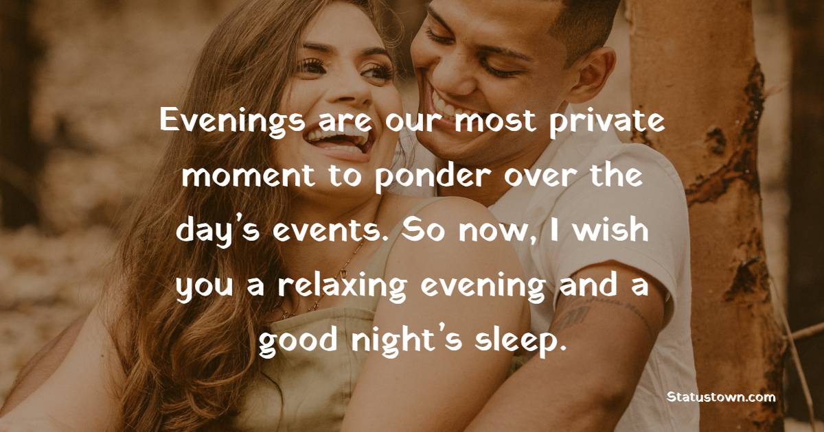 Good Evening Messages For Girlfriend