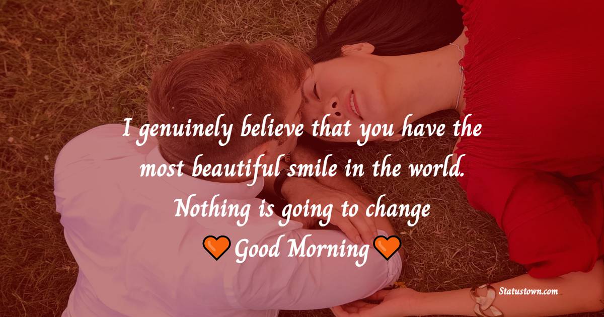 Touching good morning messages for wife