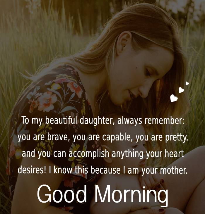 Good Morning Messages For daughter