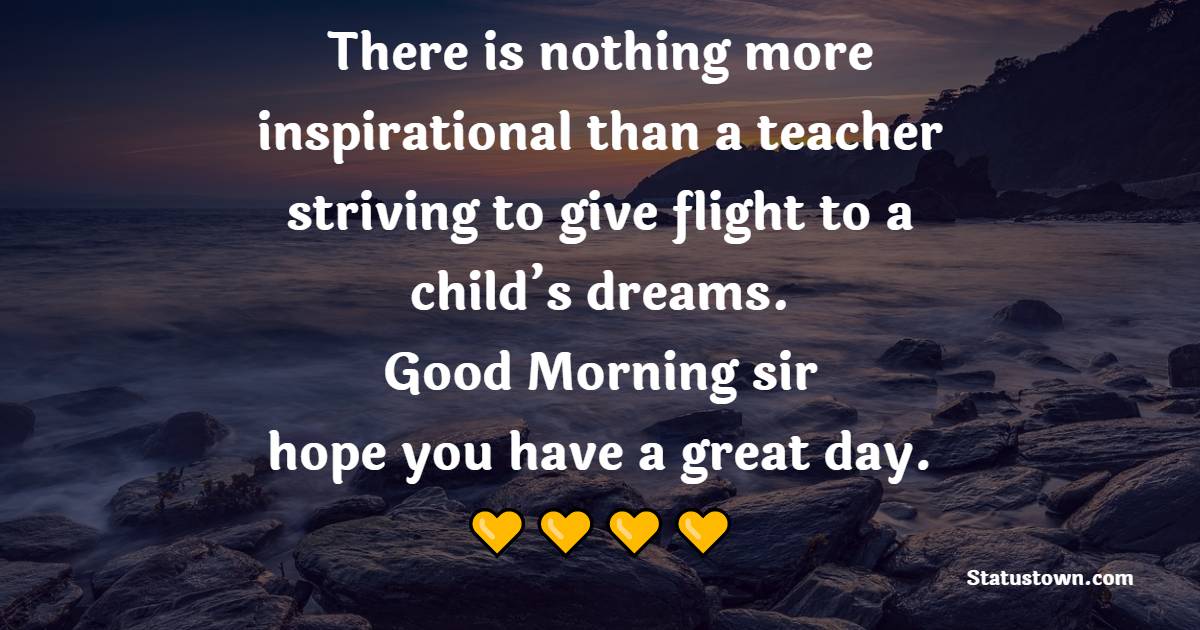 Good Morning Messages for Teacher