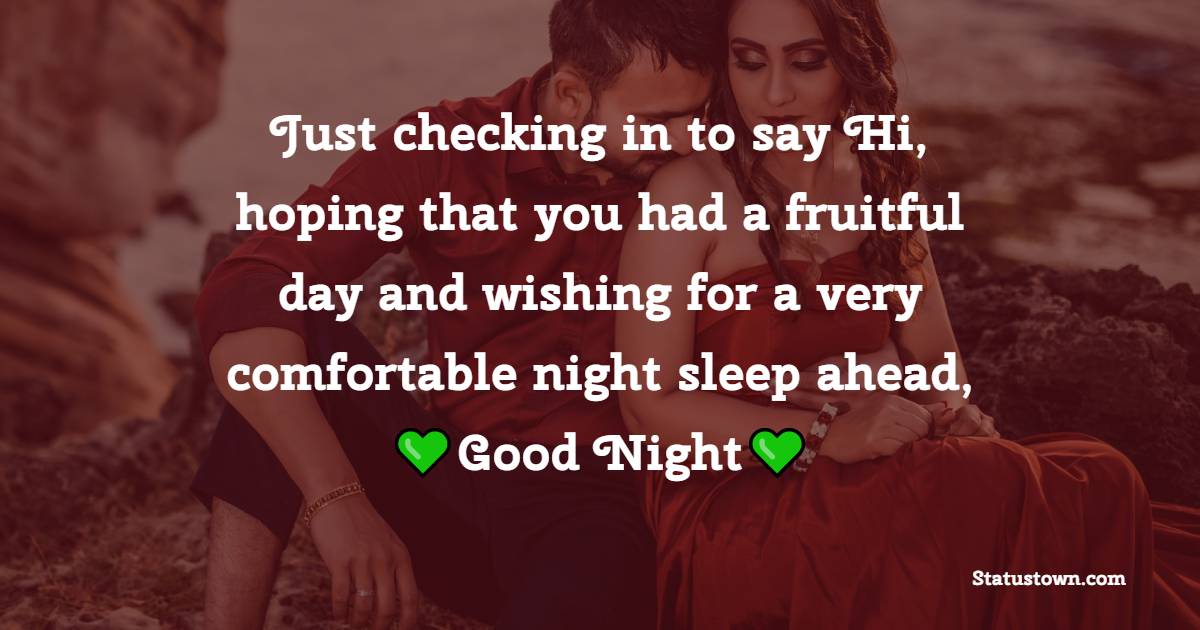 Lovely good night messages for fiance