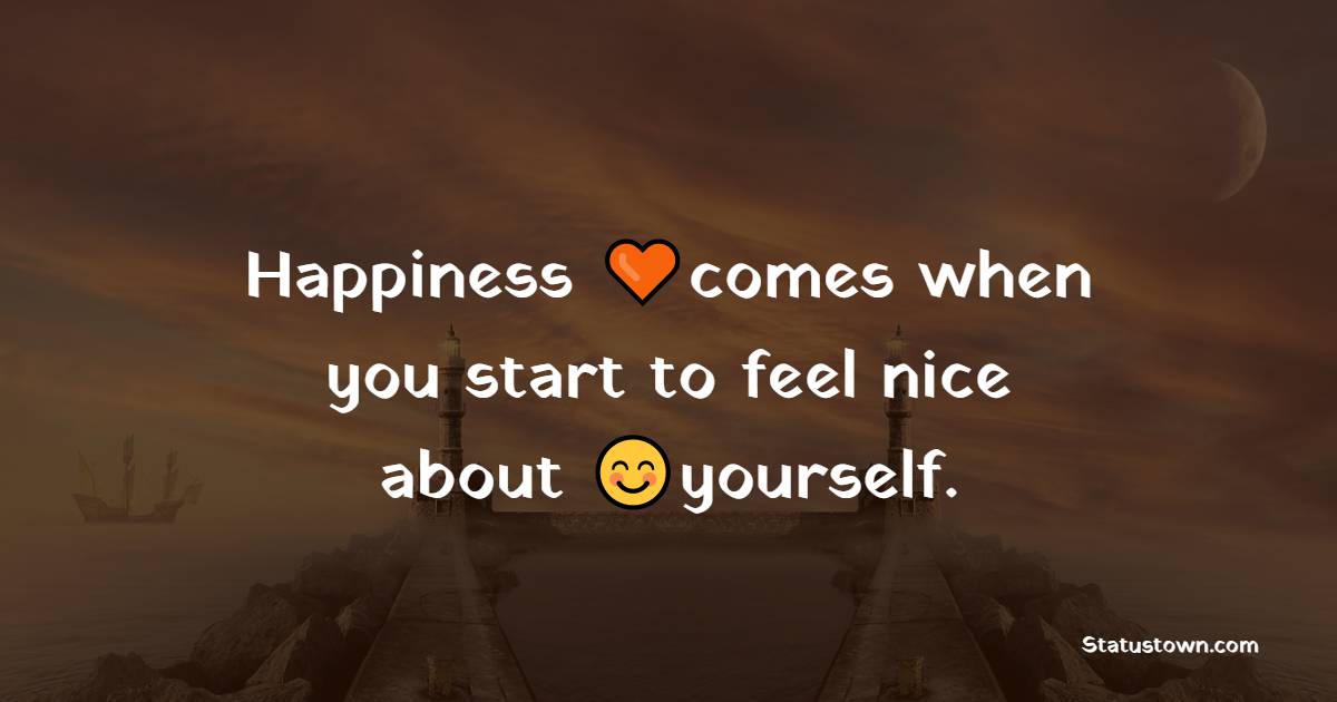 Simple happiness messages