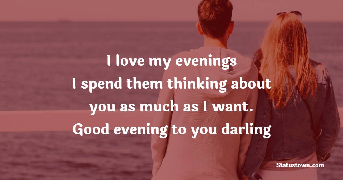 meaningful romantic good evening messages