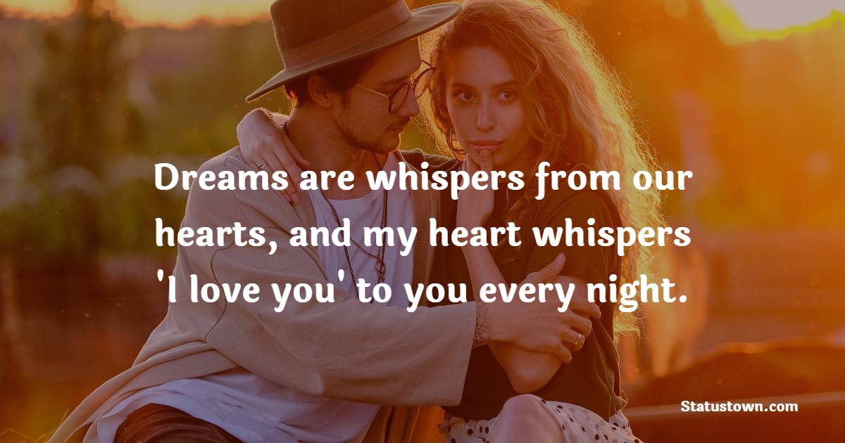 Touching sweet dreams quotes for wife