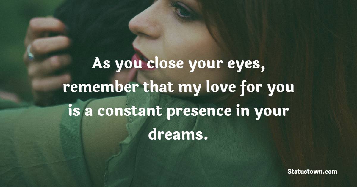 Sweet sweet dreams quotes for wife