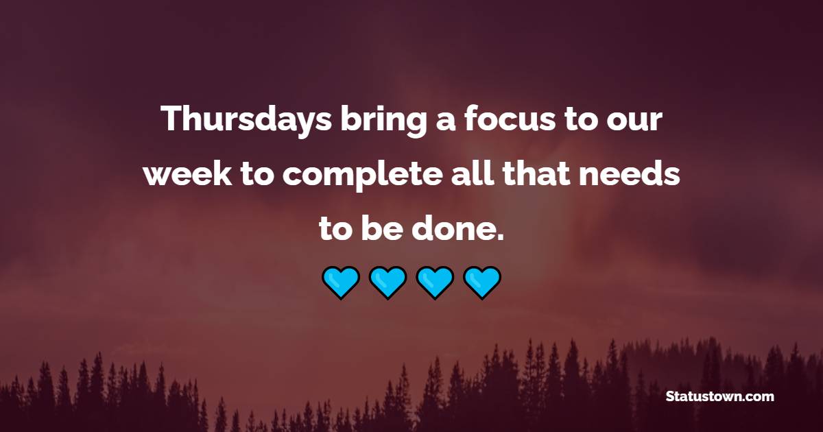 Thursday Motivation Quotes