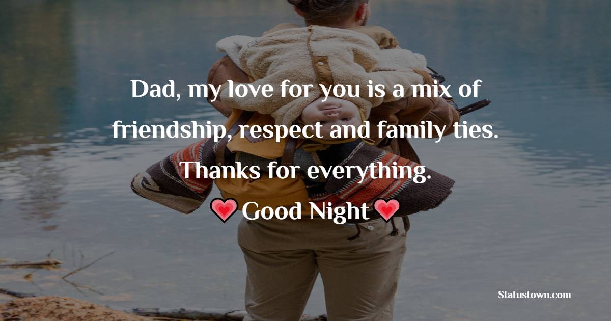 good night Messages For dad
