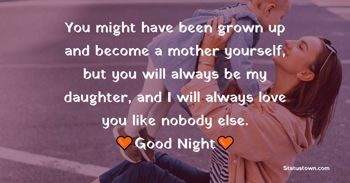 good night Messages For daughter