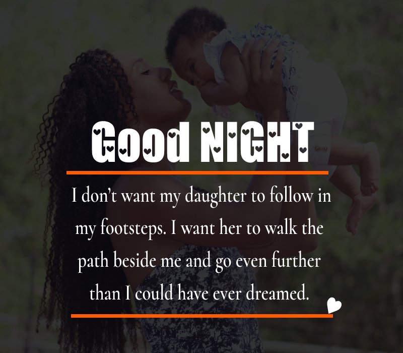 Best good night messages for daughter