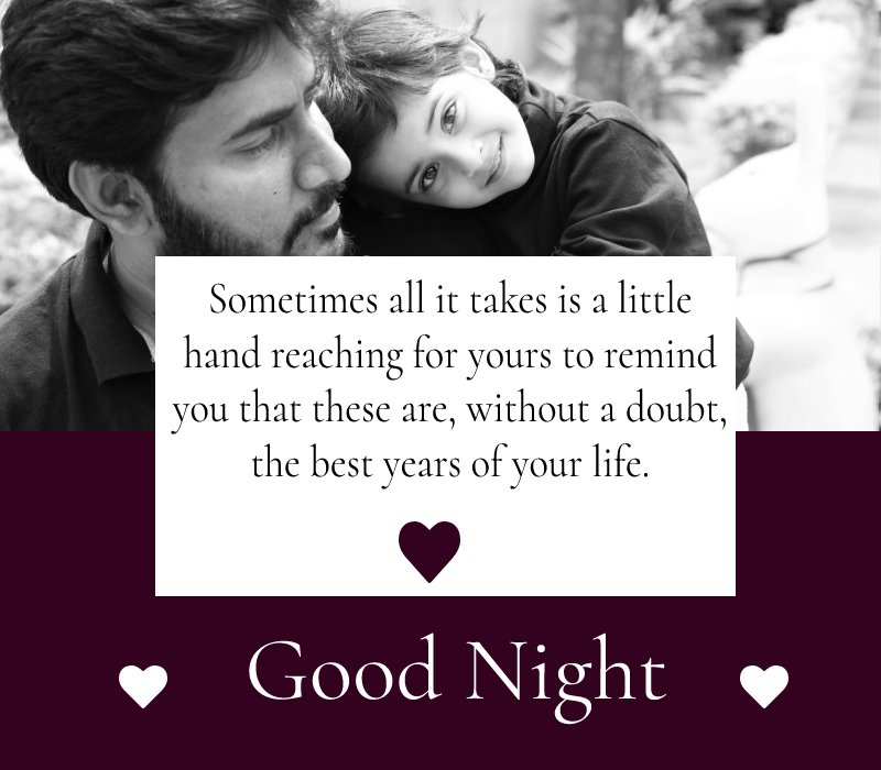 Short good night messages for daughter