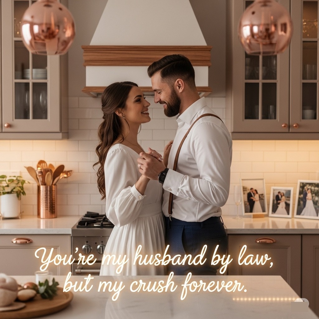You’re my husband by law, but my crush forever.