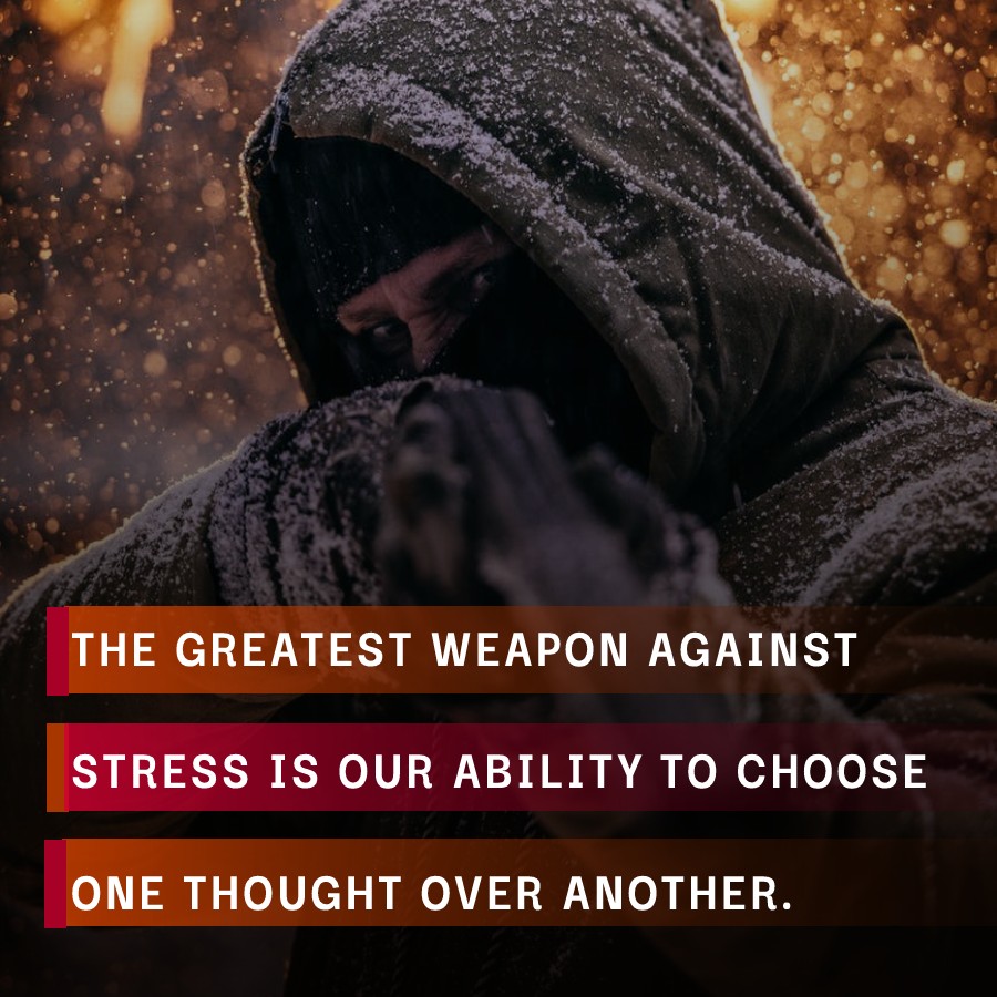 The greatest weapon against stress is our ability to choose one thought over another. - Anxiety Quotes 