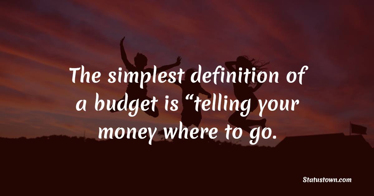 meaningful budgeting quotes