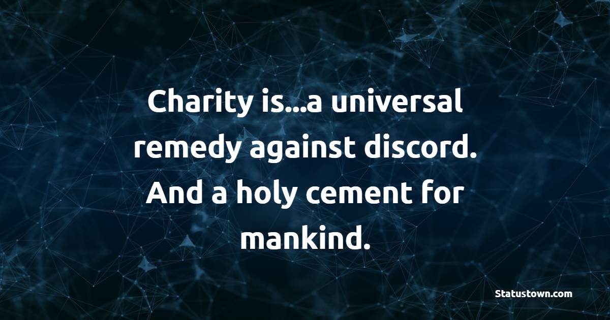 Charity Quotes