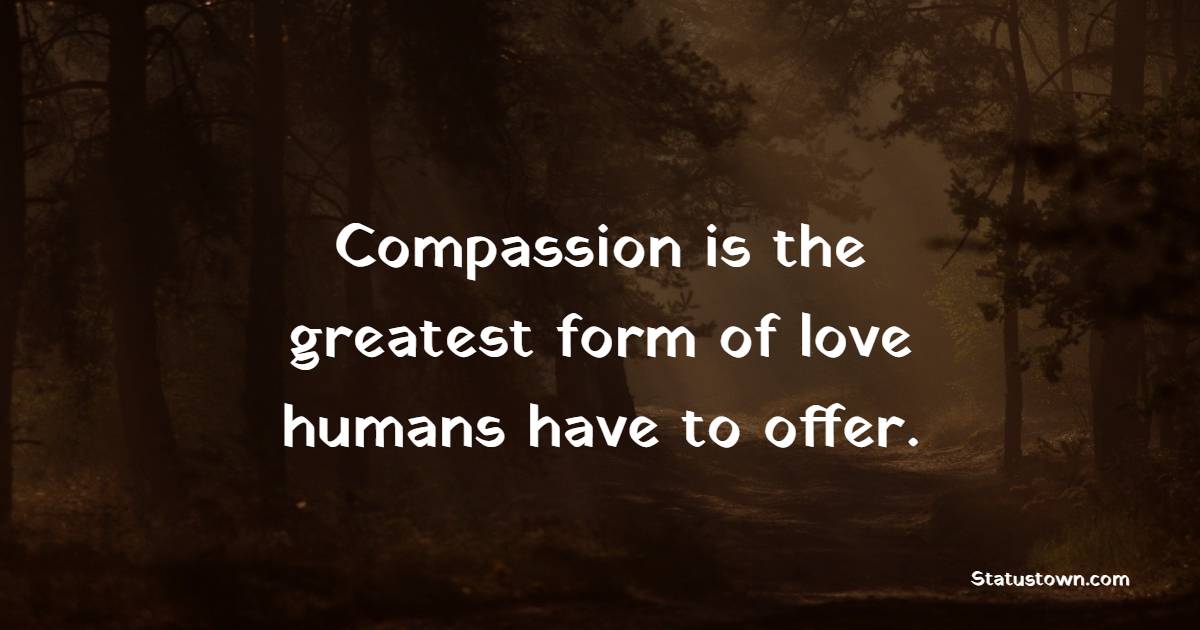 Heart Touching compassion quotes
