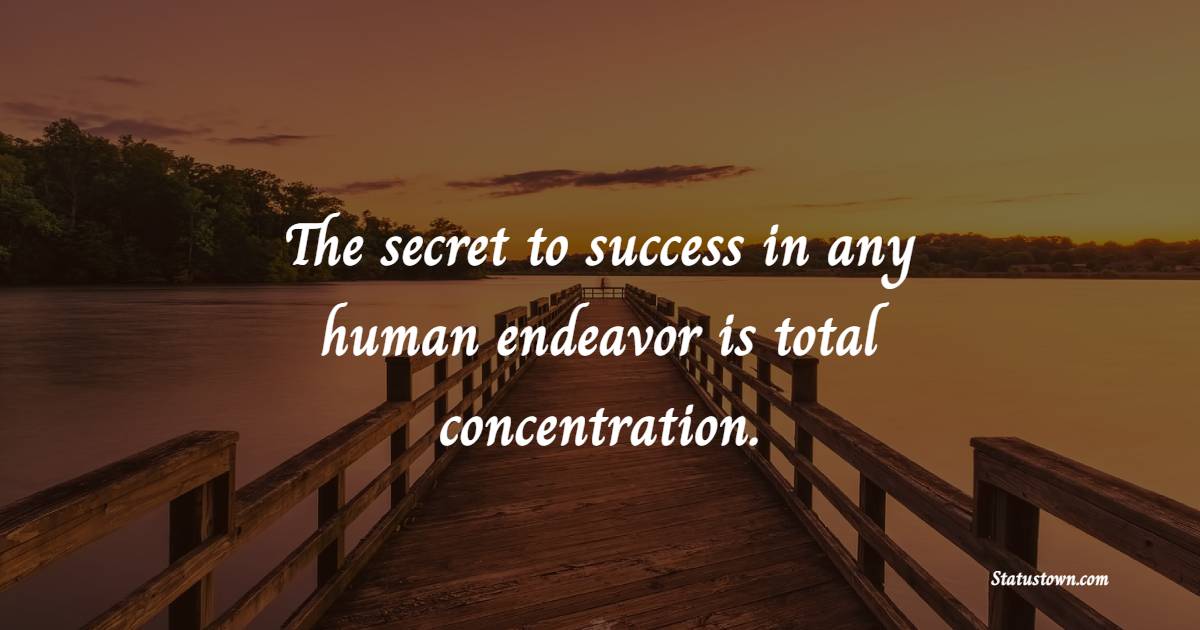 Concentration Quotes