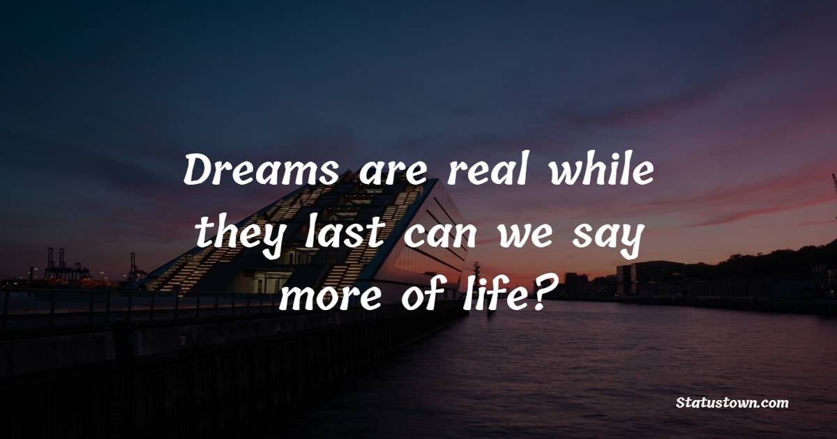 meaningful dream quotes