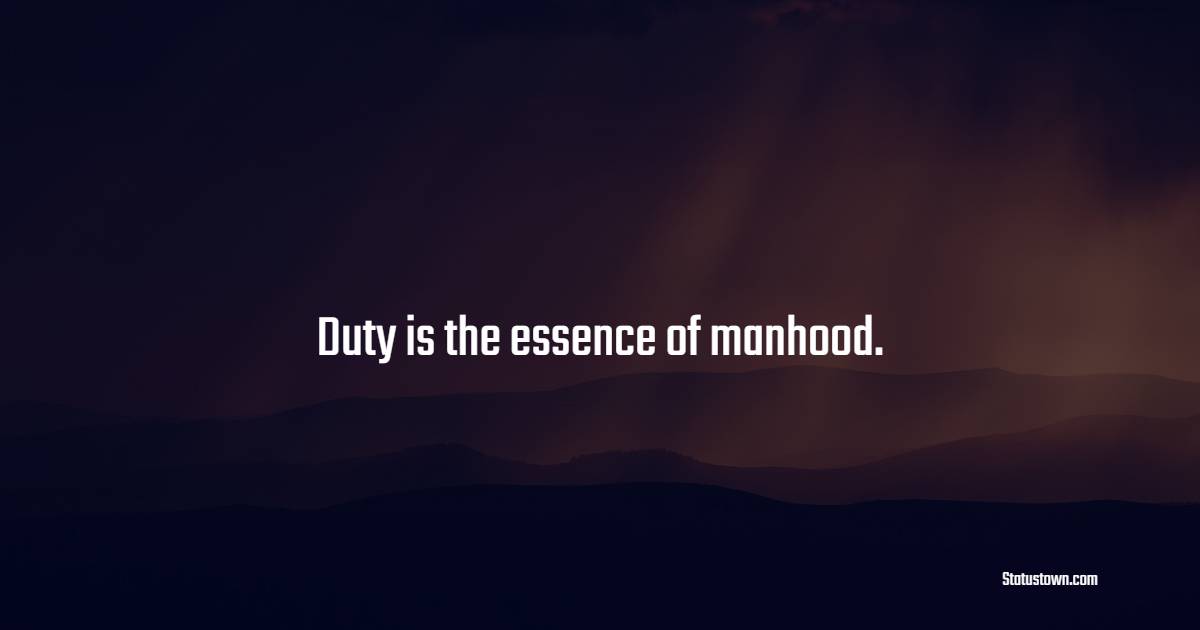 Duty Quotes