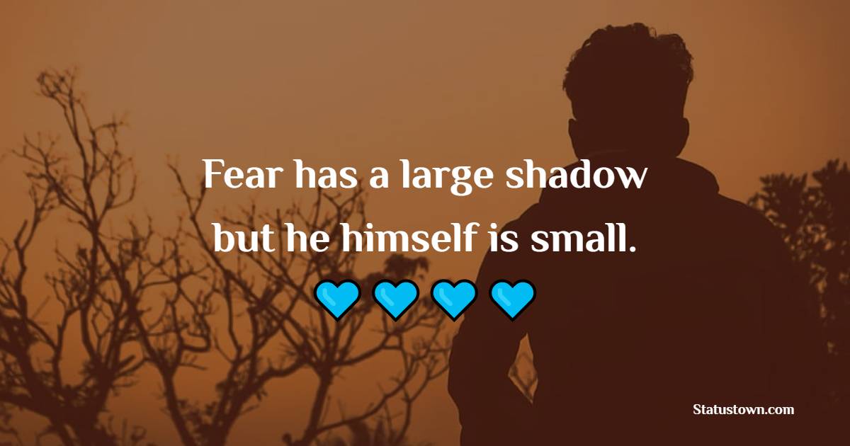 Unique fear quotes