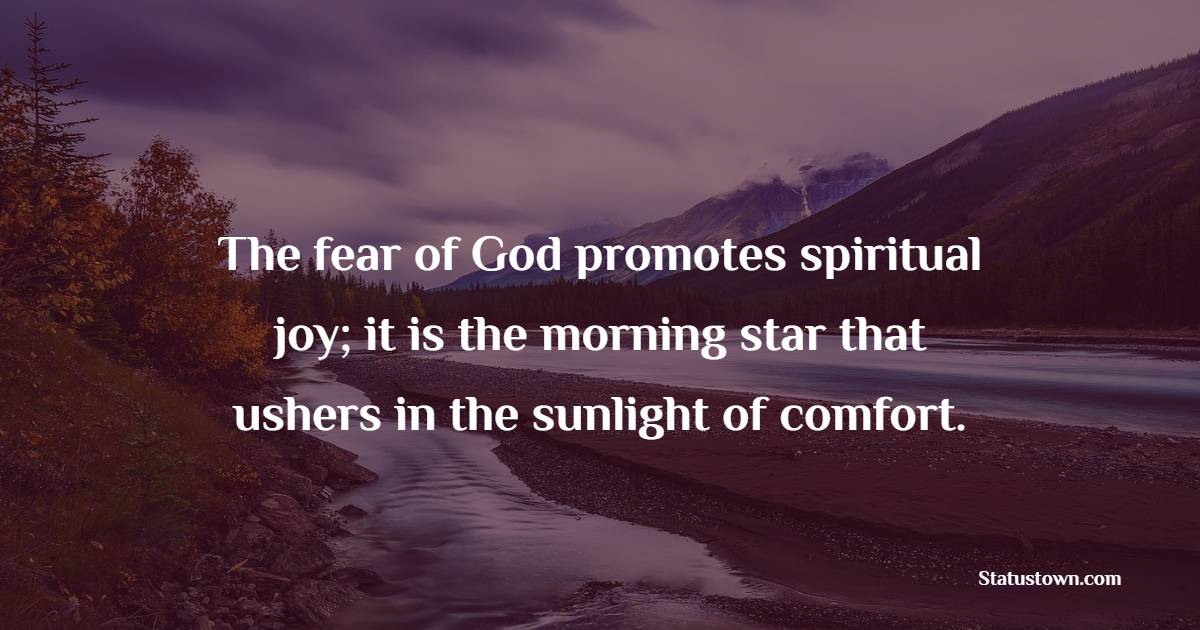 Touching fear of god quotes