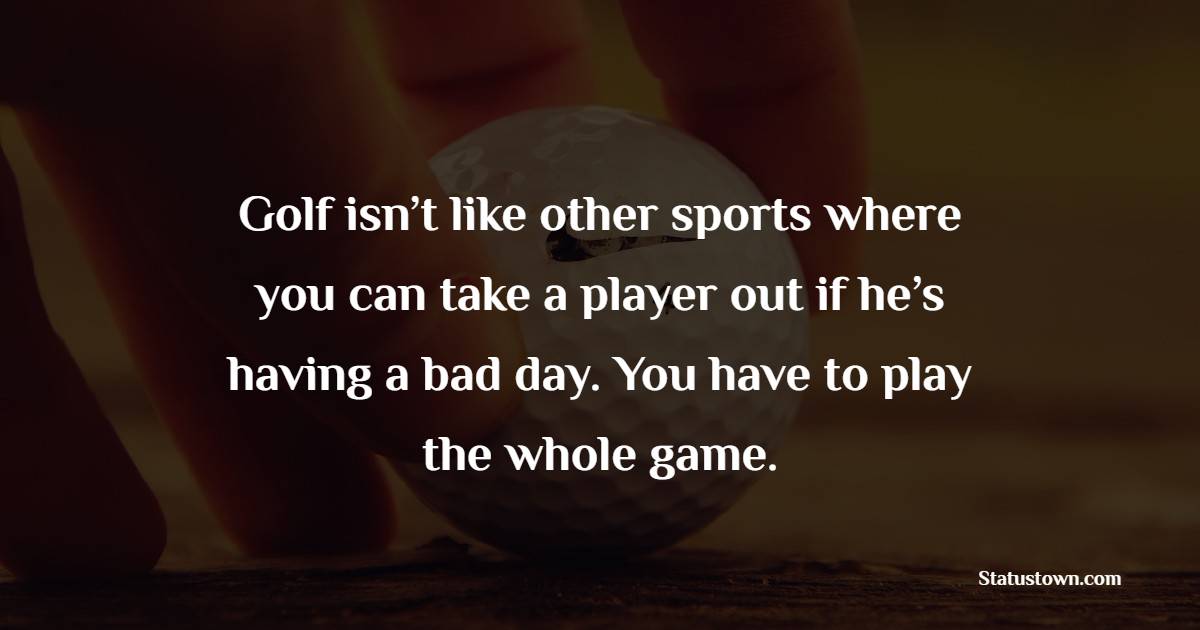 Golf Quotes