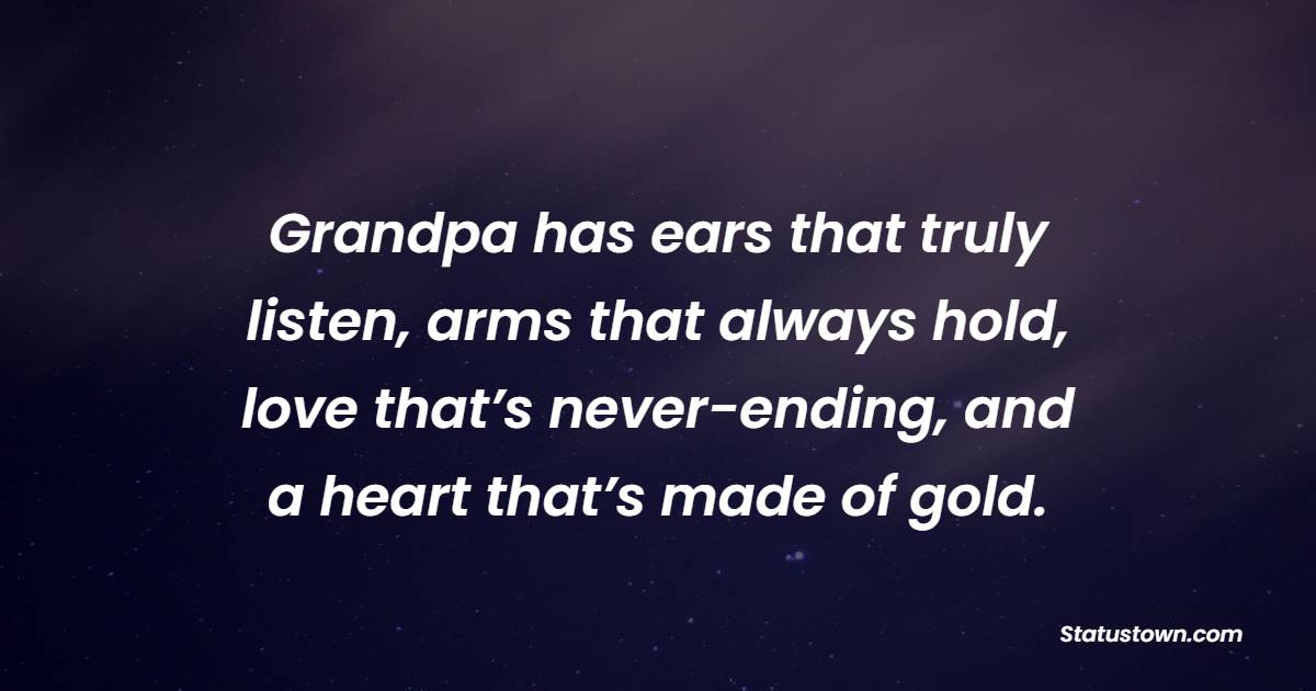 Deep grandfather quotes