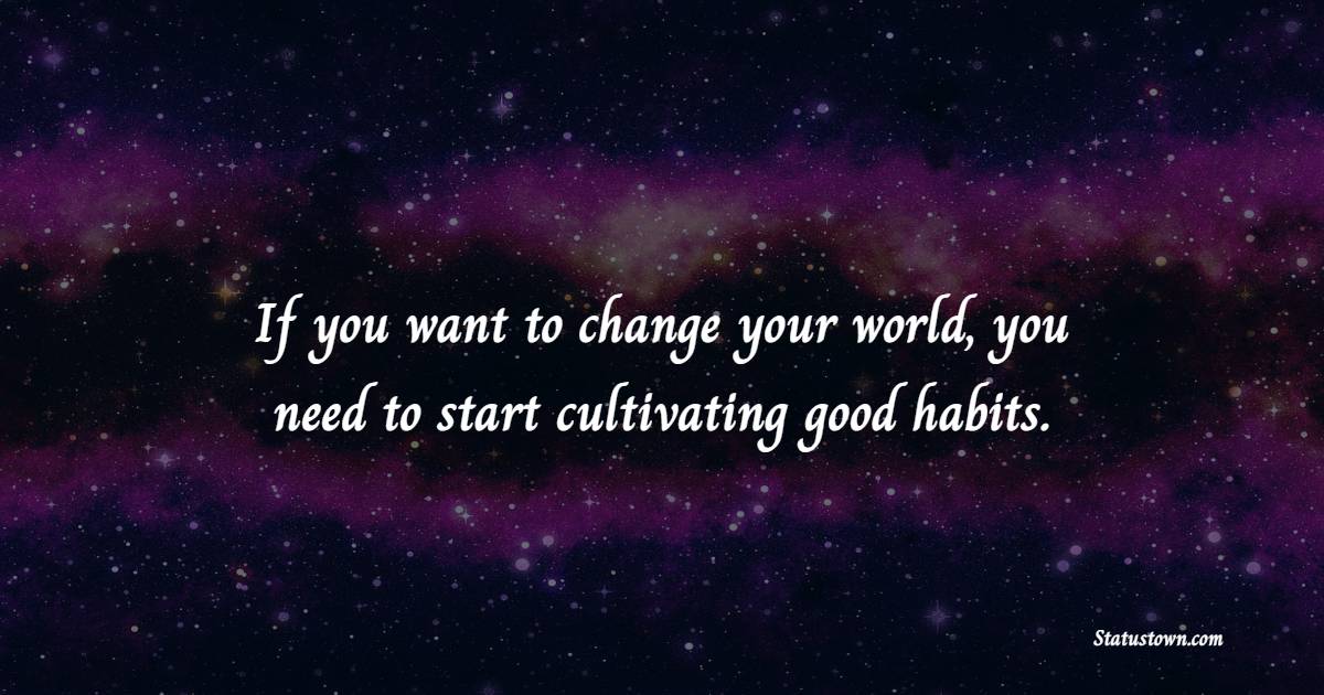 Best habits quotes