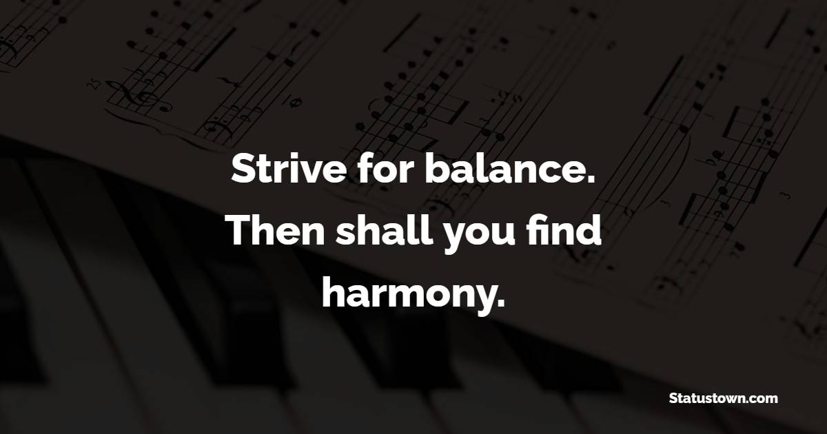 Harmony Quotes