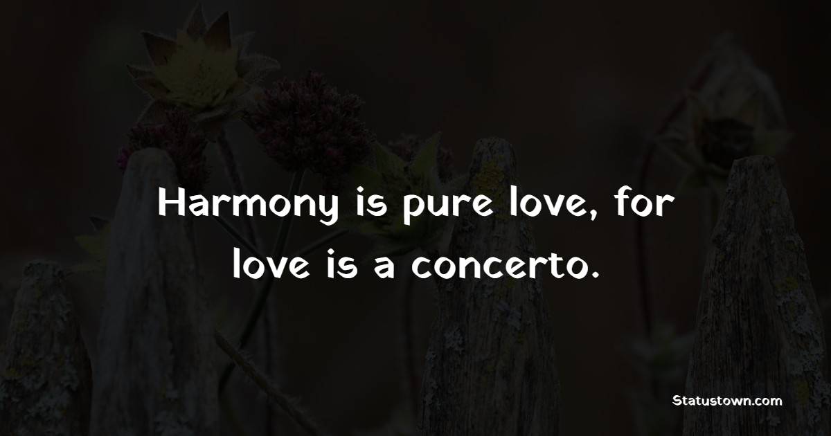 harmony quotes Images