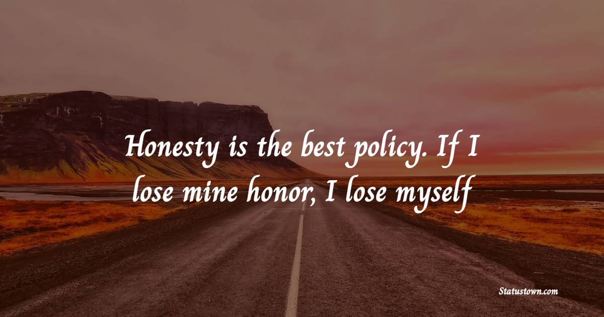 Best honesty quotes