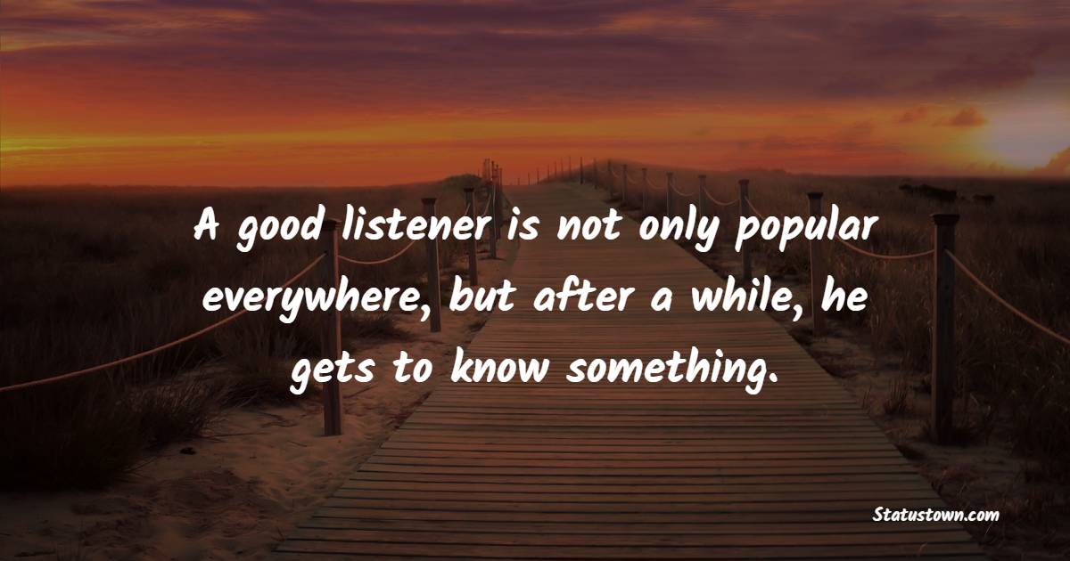 Best listening quotes