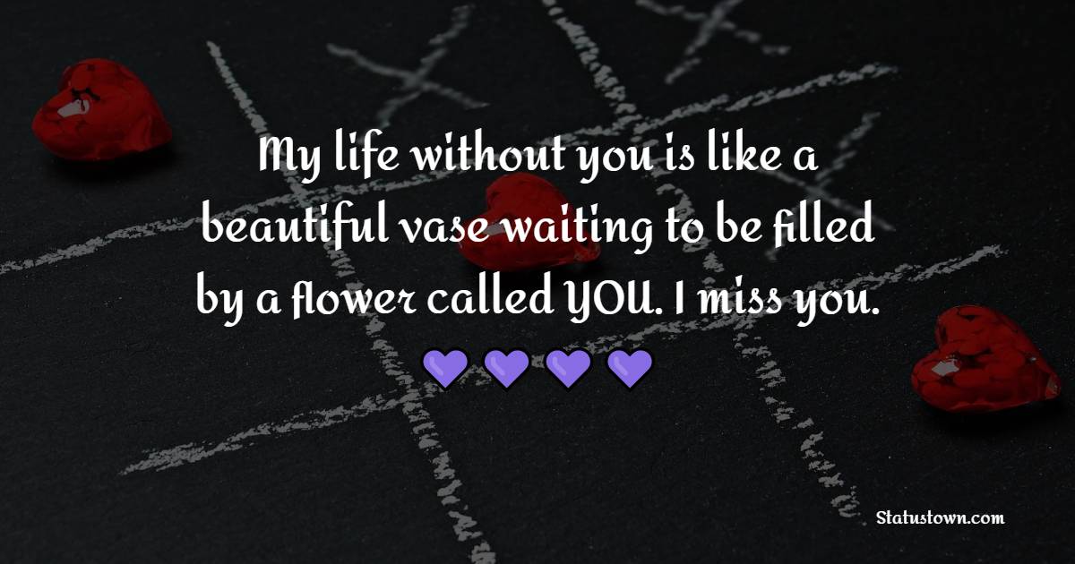 Miss You Messages for Boyfriend