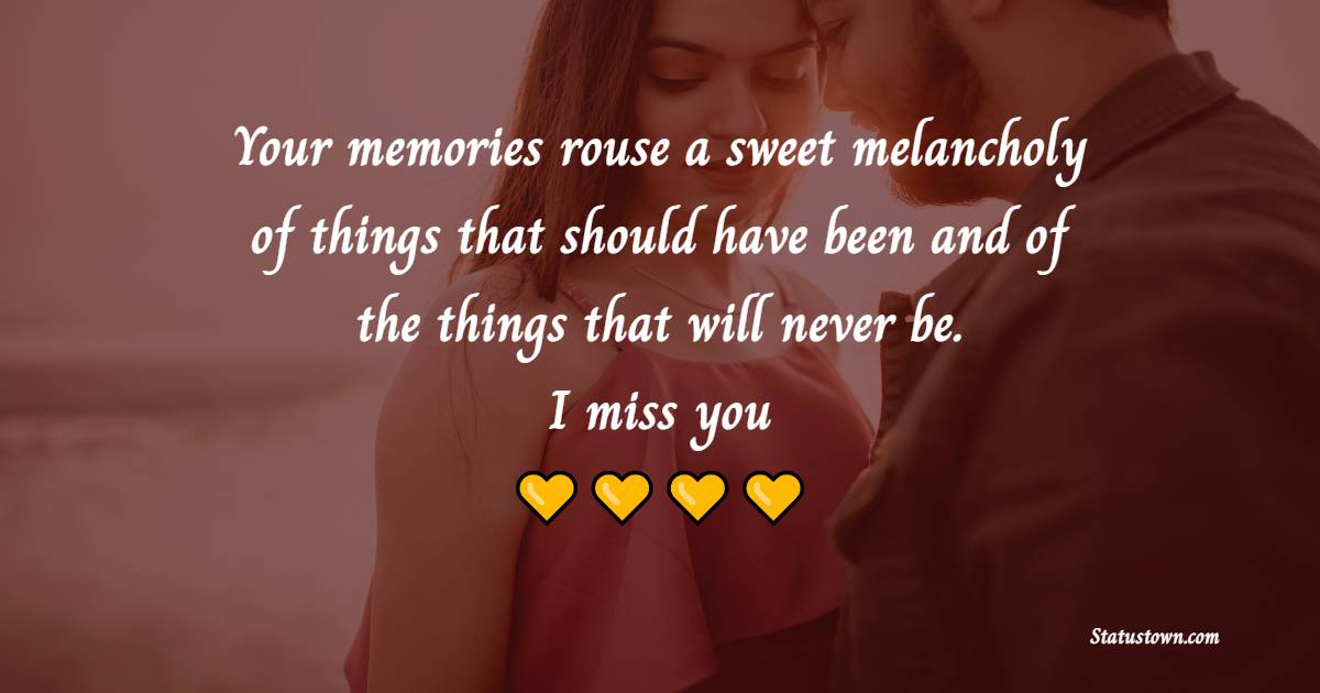 Short miss you messages for ex-wife