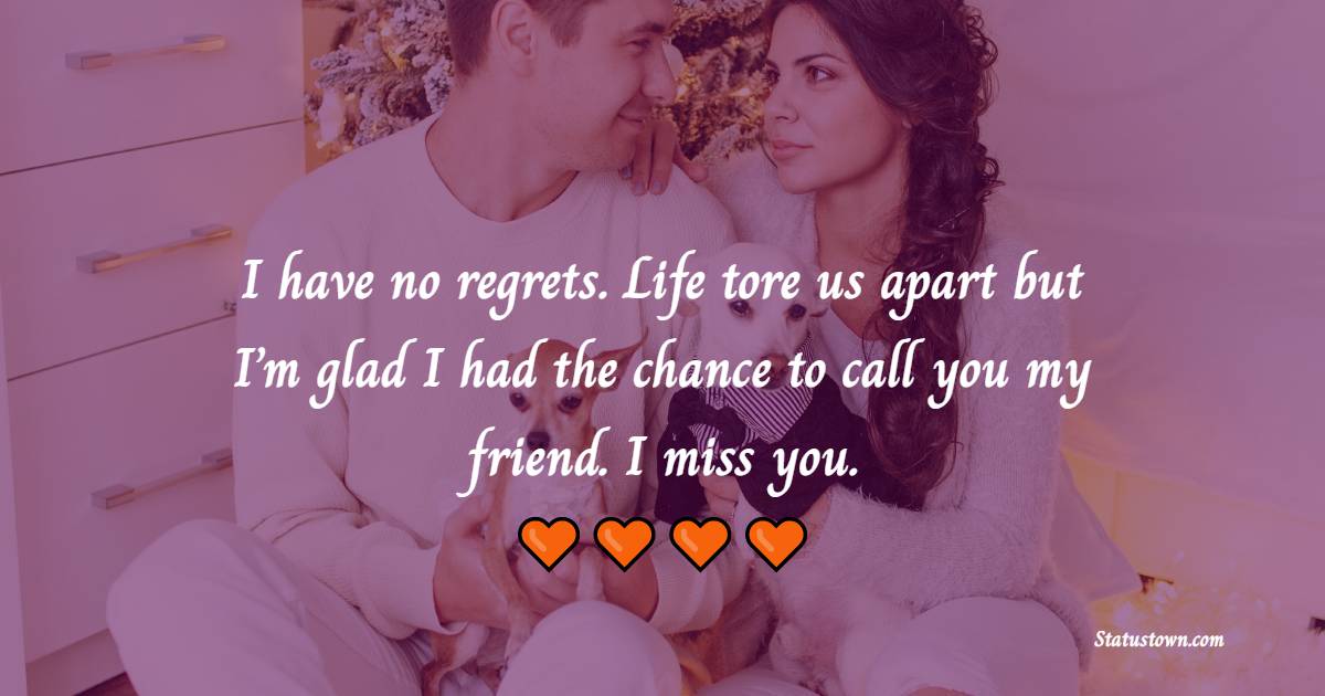 missing you friend quotes