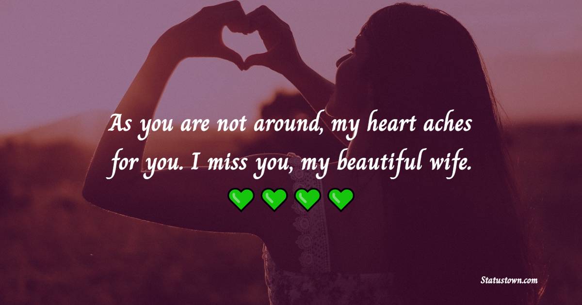 miss you messages for husband Images