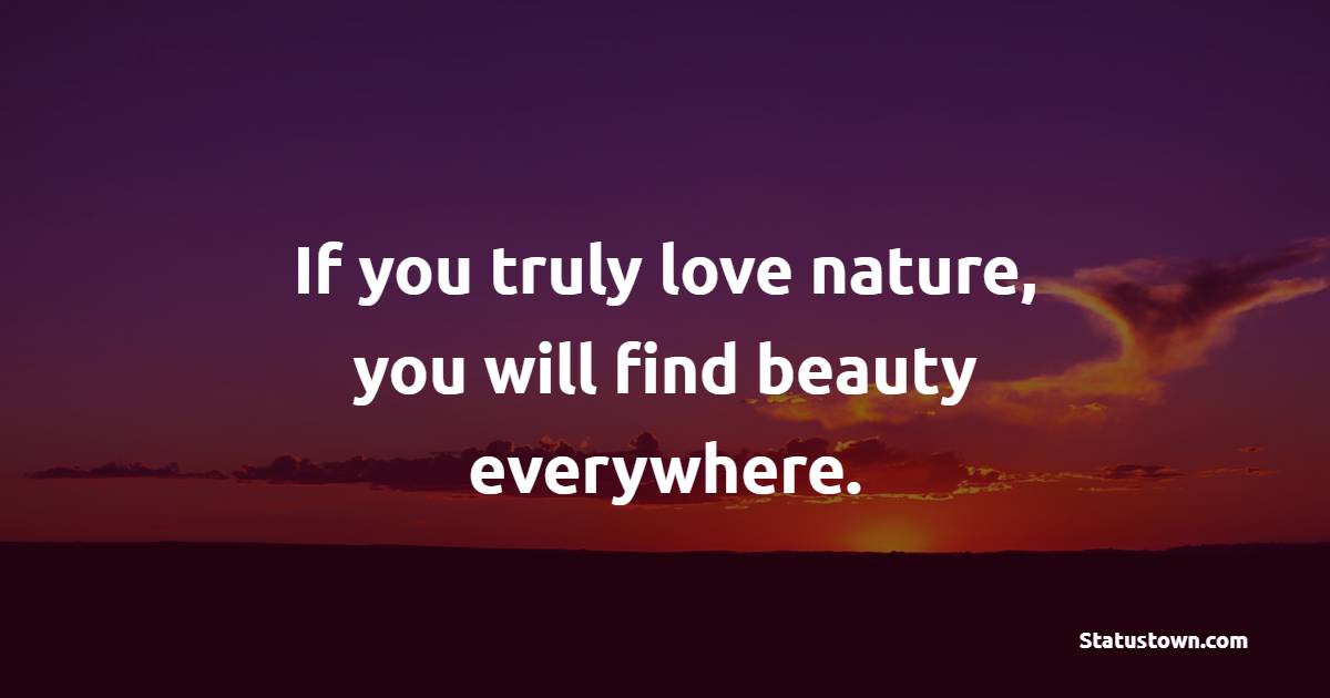 Heart Touching nature quotes