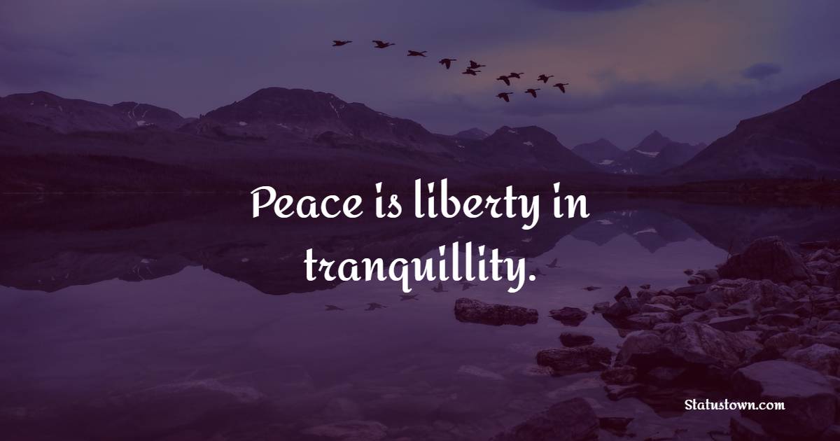 Unique peace quotes