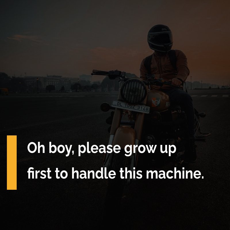Oh boy, please grow up first to handle this machine.