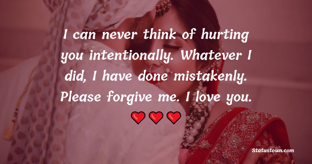 Sorry Messages For Girlfriend