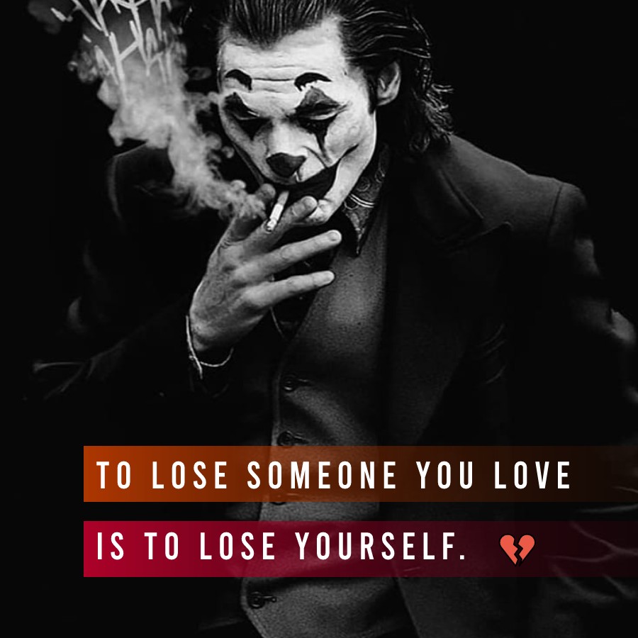 To lose someone you love is to lose yourself. -  sad status