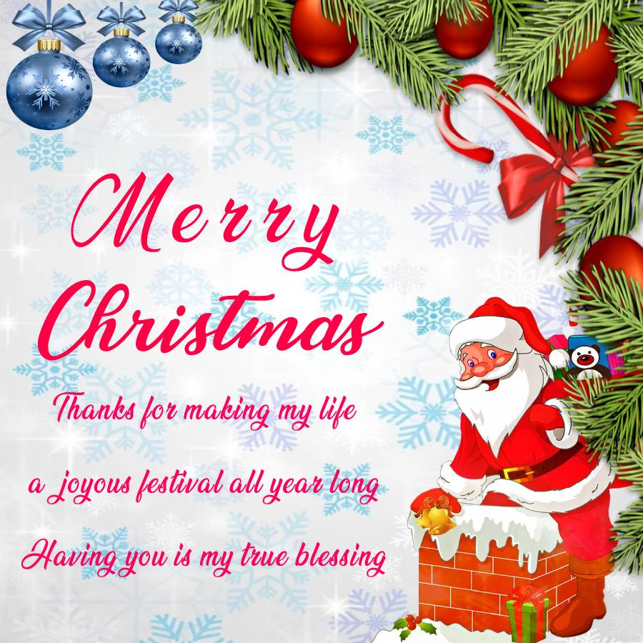 christmas wishes for wife Messages