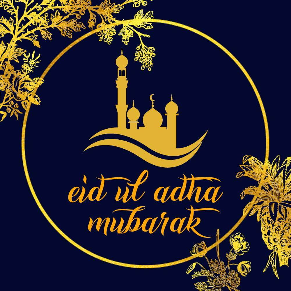Eid Ul Adha Mubarak! May Allah show His divine forgiveness in return for your sacrifice! - Eid al-Adha Messages wishes, messages, and status