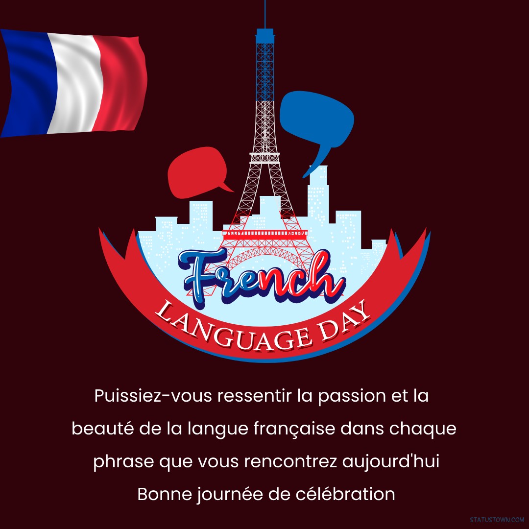 french language day wishes Greeting 