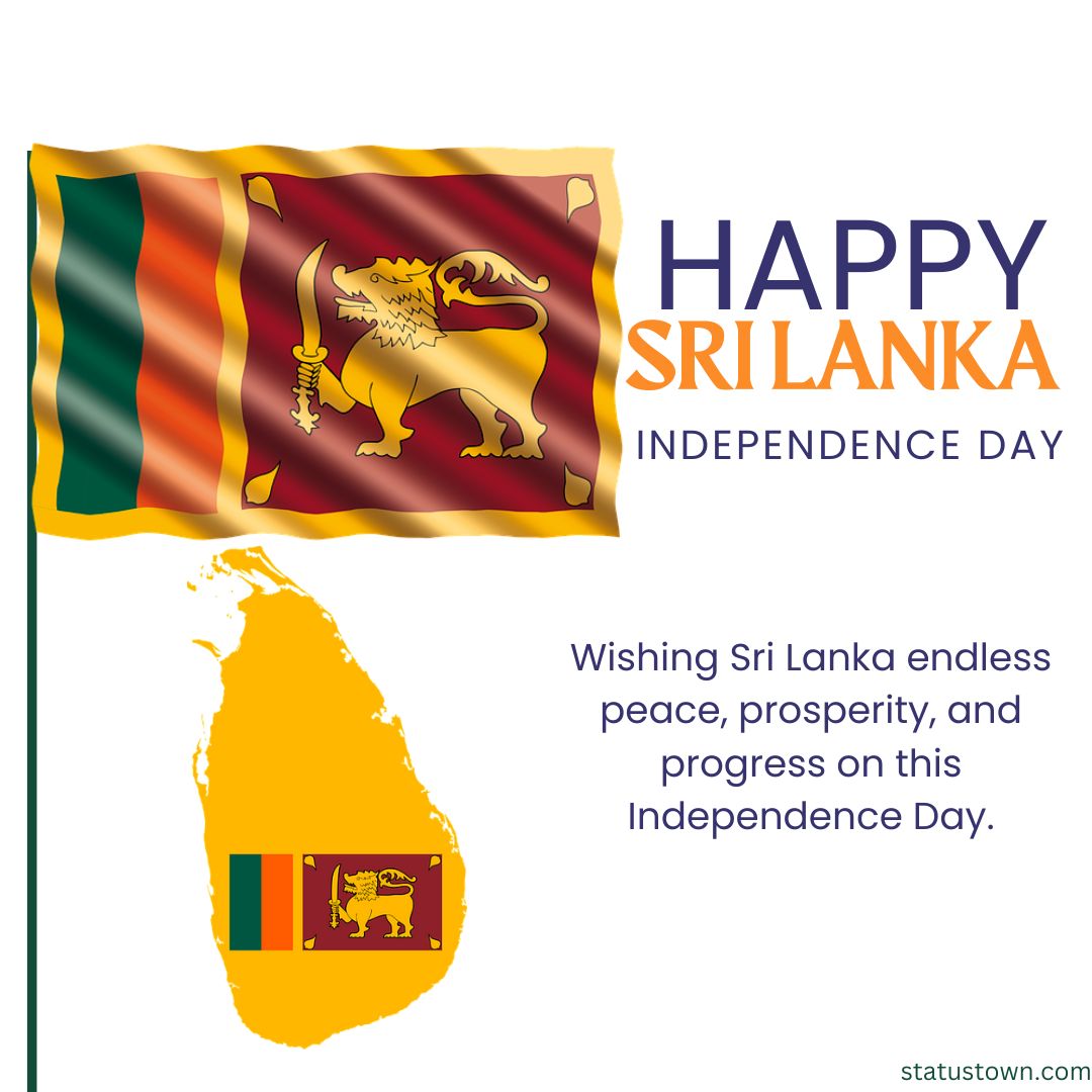 Wishing Sri Lanka endless peace, prosperity, and progress on this Independence Day.